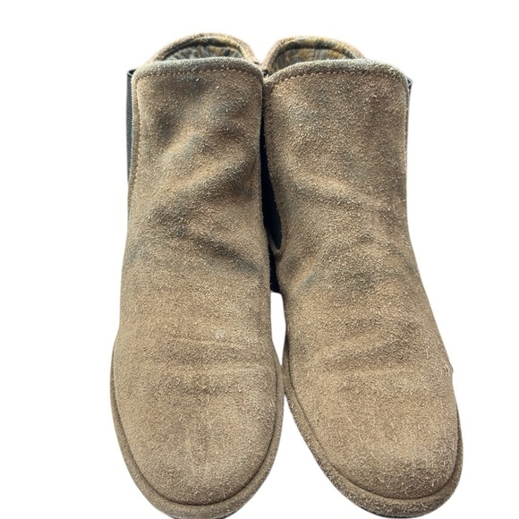 Fly London Boots 39 Yade Ankle Booties Wedge Pull On Brown Suede P500426003 - Picture 11 of 11